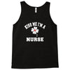 Kiss Me I Am A Nurse St Patricks Day Design Tank Top