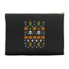 happy halloween ugly christmas sweater Accessory Pouches
