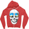 skull holiday Zipper Hoodie