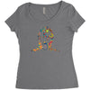 C3po Women's Triblend Scoop T-shirt