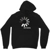 buffering  funny retro loading computer console fashion party Unisex Hoodie