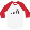 stop following me monkey 3/4 Sleeve Shirt