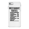 mechanic labour rates iPhone 7 Case