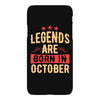 legends are born in october iPhoneX
