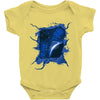 pocketless universe Baby Onesie
