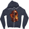 the fastest space ship Zipper Hoodie