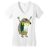 monster (2) Women's V-Neck T-Shirt