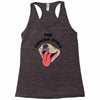 the frenchie world Racerback Tank