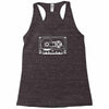 audio cassette 80's 90's party hip hop nostalgia retro Racerback Tank