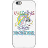 unicorns are born in december cute unicorn iPhone 6/6s Case