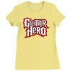 guitar hero logo Ladies Fitted T-Shirt