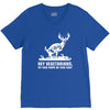 buck wear food poops V-Neck Tee