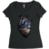 galaxy heart Women's Triblend Scoop T-shirt