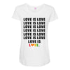 Love Is Love Maternity Scoop Neck T-shirt