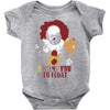 it pennywise clown Baby Onesie