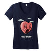 love is blind Women's V-Neck T-Shirt