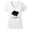 you always remember your first video arcade game gamer geek tee shirt Women's V-Neck T-Shirt