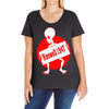 roswell t shirt alien t shirt ufo conspiracy Ladies Curvy T-Shirt