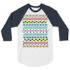 hawaiian pattern 3/4 Sleeve Shirt