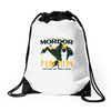 mordor fun run Drawstring Bags