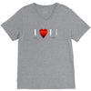 I love u heart V-Neck Tee