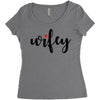 Wifey Women's Triblend Scoop T-shirt