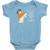 i like my women nerdy, dirty &amp; curvey Baby Onesie