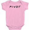 Pivot of The Friends Parody Baby Bodysuit