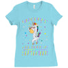 Unicorns are born in September Ladies Fitted T-Shirt