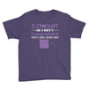 i crochet so i don't choke people save a life, send yarn Youth Tee