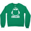 penguin chillax funny new Crewneck Sweatshirt