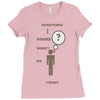 moment of thought Ladies Fitted T-Shirt