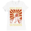 rock beat scissors Ladies Fitted T-Shirt