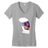 Astranout Helmet Women's V-Neck T-Shirt