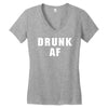drunk af Women's V-Neck T-Shirt