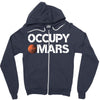 occupy mars Zipper Hoodie