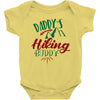 Daddy Hiking Buddy Mountains Baby Bodysuit