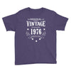 original parts vintage established 1976 perfectly aged Youth Tee
