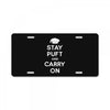 stay puft and carry on License Plate