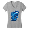 night sky projector Women's V-Neck T-Shirt