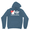 my cat is my valentine (2) Hoodie