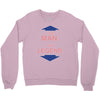 the man   the legend funny Crewneck Sweatshirt