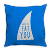 nice to eat you Throw Pillow