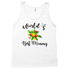 world's best mommy with flowers Tank Top
