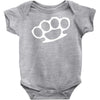 brass knuckles Baby Onesie