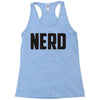 nerd (3) Racerback Tank