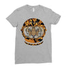 Astronaut Helmet Tiger Versace Ladies Fitted T-Shirt