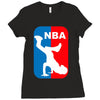 national breakdancing association breakdance Ladies Fitted T-Shirt
