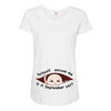 September Peeking Out Asian Baby Boy Maternity Scoop Neck T-shirt