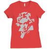 beethoven Ladies Fitted T-Shirt